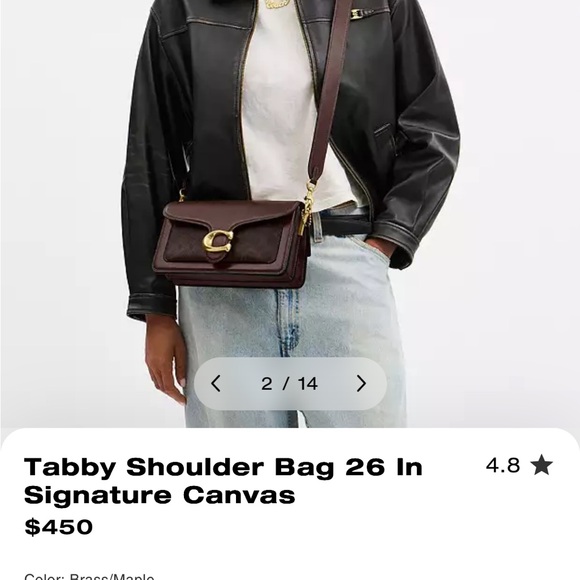 Brown Coach Women's Bag - Picture 12 of 13